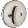 Kwikset 660 Deadbolt Deadbolt Lock, Antique Brass Round Exterior Keyed Front Entry Door, Pick Resistant SmartKey Rekey Security, Single Cylinder Dead Bolt, with Microban Protection(Satin Nickel)