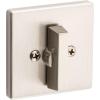 Kwikset 660 Deadbolt Deadbolt Lock, Polished Brass Round Exterior Keyed Front Entry Door, Pick Resistant SmartKey Rekey Security, Single Cylinder Dead Bolt(Satin Nickel)