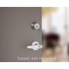 Kwikset 660 Deadbolt Deadbolt Lock, Satin Chrome Round Exterior Keyed Front Entry Door, Pick Resistant SmartKey Rekey Security, Single Cylinder Dead Bolt(1 Count (Pack of 1))
