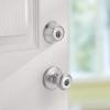 Kwikset 690 Tylo Entry Knob and Single Cylinder Deadbolt Combo 1-Pack, Satin Chrome(Satin Chrome)