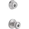 Kwikset 690 Tylo Entry Knob and Single Cylinder Deadbolt Combo 1-Pack, Satin Chrome(Satin Chrome)