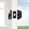 Kwikset 816 KeyControl Deadbolt Deadbolt Lock, Matte Black Round Exterior Keyed Front Entry Door, Pick Resistant SmartKey Rekey Security, Single Cylinder Dead Bolt, with Microban Protection(Matte Black)