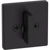 Kwikset 816 KeyControl Deadbolt Deadbolt Lock, Matte Black Round Exterior Keyed Front Entry Door, Pick Resistant SmartKey Rekey Security, Single Cylinder Dead Bolt, with Microban Protection(Polished Chrome)