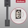 Kwikset 98180-015 818VNHxHFL SQT 514 SMT CP Vancouver Handleset with Halifax – Matte Black(Matte Black)