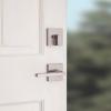 Kwikset 98180-015 818VNHxHFL SQT 514 SMT CP Vancouver Handleset with Halifax – Matte Black(Satin Nickel)