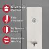 Kwikset 98180-015 818VNHxHFL SQT 514 SMT CP Vancouver Handleset with Halifax – Matte Black(Satin Nickel)