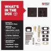 Kwikset Downtown Deadbolt Lock, Satin Brass Square Exterior Keyed Front Entry Door, Pick Resistant SmartKey Rekey Security, Single Cylinder Dead Bolt, with Microban Protection(Venetian Bronze)