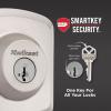 Kwikset Henley Front Door Lock Handle and Deadbolt Set, Entry Handleset Exterior with Interior Reversible Lever, Satin Nickel, Pick Resistant SmartKey Rekey Deadbolt Security, with Microban Protection(Satin Nickel)