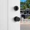 Kwikset Maven Front Door Lock Handle and Deadbolt Set, Entry Handleset Round Exterior with Interior Door Knob, Secure Locking Deadbolt, Matte Black, with Microban Protection(Matte Black)