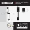 Kwikset San Clemente Front Door Lock Handle and Deadbolt Set, Entry Handleset Exterior with Interior Reversible Lever, Satin Nickel, Pick Resistant SmartKey Rekey Deadbolt Security(Matte Black)
