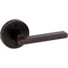 Kwikset Halifax Entry Door Handle with Lock and Key, Secure Keyed Reversible Lever Exterior, for Front Entrance and Bedrooms, Satin Brass, Pick Resistant Smartkey Rekey Security and Microban(Venetian Bronze)