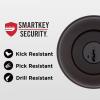 Kwikset 690 Cove Entry Knob and Single Cylinder Deadbolt Combo Pack in Venetian Bronze(No Size)