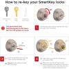 Kwikset 96900-381 690T 15 SMT BBPKG Satin Nickel Tylo Entry Combo Set