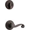 Kwikset 98001-123 Arlington Single Cylinder Handleset w/Lido Lever featuring SmartKey in Venetian Bronze(Venetian Bronze)