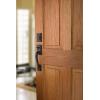 Kwikset Ashfield Front Door Lock Handle and Deadbolt Set, Entry Handleset Exterior with Interior Reversible Lever, Venetian Bronze, Pick Resistant SmartKey Rekey Deadbolt Security