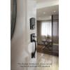 Kwikset Avalon Front Door Handle No Lock, Entry Handleset Exterior with Interior Reversible Handed Lever, Non-Locking, Venetian Bronze, Deadbolt Not Included, with Microban Protection