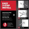 Kwikset Halifax Interior Passage Door Handle, Lever For Closet and Hallway Doors, Reversible Non-Locking Handle Lever, Satin Brass, with Microban Protection(Passage)