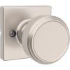 Kwikset Maven Entry Door Knob with Lock and Key, Secure Keyed Handle Exterior, Front Entrance and Bedroom, Satin Nickel, 4 Pack, Pick Resistant SmartKey Rekey Security and Microban(Satin Nickel)