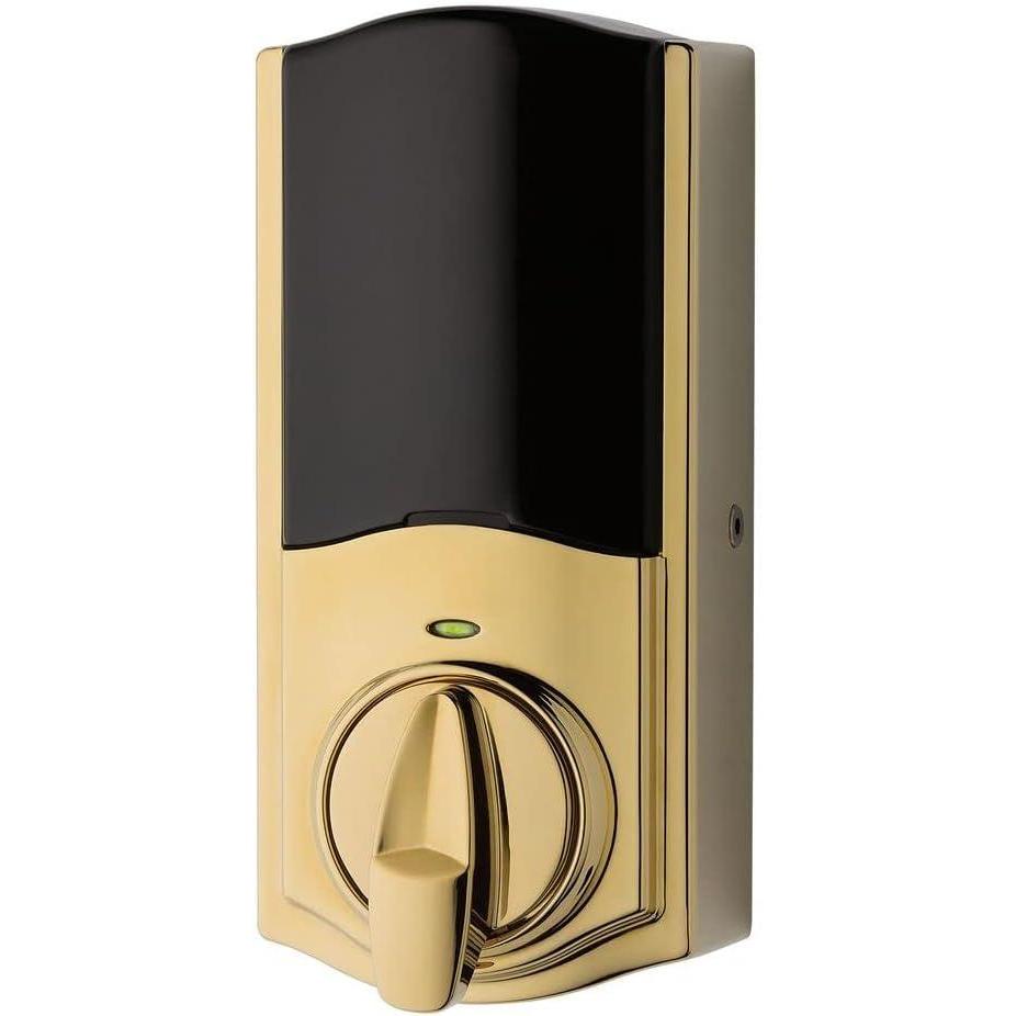 imageKwikset Convert Zigbee 30 Electronic Smart Lock Conversion Kit in Satin NickelLifetime Polished Brass