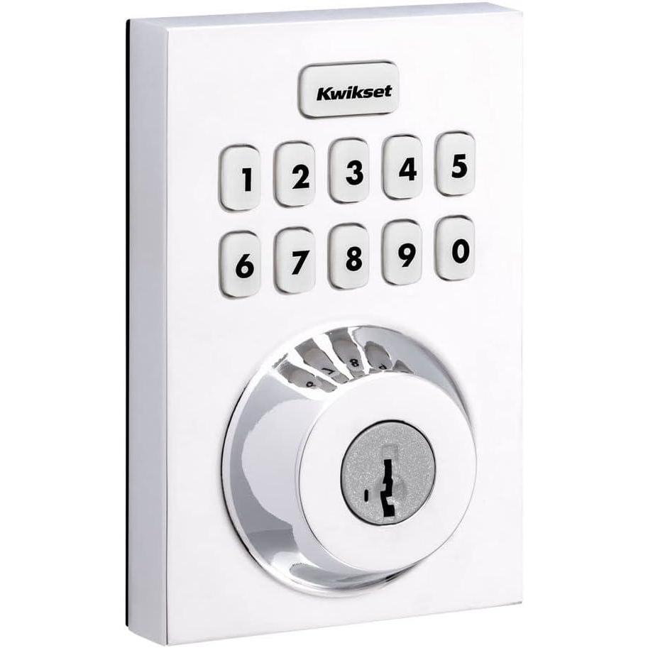 imageKwikset Home Connect 620 Smart Lock Deadbolt with ZWave Technology Works with Ring Alarm Samsung Smartthings and More ZWave Hub Required Contemporary Design in Venetian BronzePolished Chrome