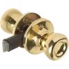 Kwikset 200M 3 CP 7/8RFL RCS 92001-519 Mobile Home Hall and Closet Door Knob in Polished Brass (Pack of 2)(Polished Brass)