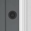 Kwikset 660 Deadbolt Deadbolt Lock, Polished Chrome Round Exterior Keyed Front Entry Door, Single Cylinder Dead Bolt(Matte Black)