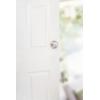 Kwikset 817 Deadbolt Deadbolt Lock, Venetian Bronze Round Exterior Keyed Front Entry Door, Pick Resistant SmartKey Rekey Security, Single Cylinder Dead Bolt(Satin Nickel)