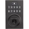 Kwikset 914 Contemporary Keypad SmartCode Electronic Deadbolt Smart Lock featuring SmartKey Security and ZigBee 3.0 Technology in Matte Black