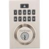 Kwikset 914 Contemporary Keypad SmartCode Electronic Deadbolt Smart Lock featuring SmartKey Security and ZigBee 3.0 Technology in Satin Nickel