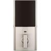 Kwikset 914 Contemporary Keypad SmartCode Electronic Deadbolt Smart Lock featuring SmartKey Security and ZigBee 3.0 Technology in Satin Nickel