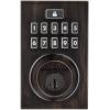 Kwikset 914 Contemporary Keypad SmartCode Electronic Deadbolt Smart Lock featuring SmartKey Security and ZigBee 3.0 Technology in Venetian Bronze