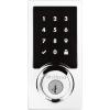 Kwikset 916 Keyless Entry Touchscreen SmartCode Electronic Deadbolt Smart Lock featuring SmartKey Security and ZigBee 3.0 Technology in Contemporary Polished Chrome, Zigbee Hub sold seperately