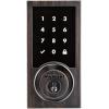 Kwikset 916 Keyless Entry Touchscreen SmartCode Electronic Deadbolt Smart Lock featuring SmartKey Security and ZigBee 3.0 Technology in Contemporary Venetian Bronze, Zigbee Hub sold seperately