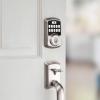 Kwikset 99420-002 Aura Bluetooth Programmable Keypad Door Lock Deadbolt Featuring SmartKey Security, Venetian Bronze(Satin Nickel)