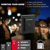 Kwikset Halo Touch Fingerprint Wi-Fi Smart Lock, Keyless Entry Door Low Profile Deadbolt, Geofence Auto-Unlock, Grade AAA Certified, No Hub Easy Install, Matte Black Lifetime Finish Warranty, Square(Matte Black)