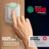 Kwikset Halo Touch Fingerprint Wi-Fi Smart Lock, Keyless Entry Door Low Profile Deadbolt, Geofence Auto-Unlock, Grade AAA Certified, No Hub Easy Install, Venetian Bronze Lifetime Finish Warranty, Arch(Satin Nickel)