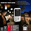 Kwikset Halo Wi-Fi Smart Lock, Keyless Entry Door Deadbolt, Geofence Auto-Unlock, Grade AAA Certified, No Hub Easy Install, Satin Nickel Lifetime Finish Warranty, Touchscreen(Polished Chrome)