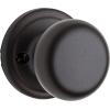 Kwikset Hancock Interior Passage Door Knob, Handle For Closet and Hallway Doors, Non-Locking Doorknob in Venetian Bronze, with Microban Protection(1 Count (Pack of 1))