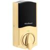 Kwikset Home Connect 620 Smart Lock Deadbolt with Z-Wave Technology, Works with Ring Alarm, Samsung Smartthings and More, Z-Wave Hub Required, Contemporary Design in Venetian Bronze(Polished Brass)