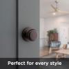 Kwikset Juno Interior Passage Door Knob, Handle For Closet and Hallway Doors, Non-Locking Doorknob in Venetian Bronze, with Microban Protection(Venetian Bronze)