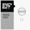 Kwikset Maven Dummy Door Knob, Single Sided Handle for Closets, French Double Doors, and Pantry, Polished Chrome Non-Turning Round Interior Push/Pull Door Knob, with Microban Protection