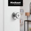 Kwikset Maven Entry Door Knob with Lock and Key, Secure Keyed Handle Exterior, Front Entrance and Bedroom, Satin Nickel, 10 Pack, Pick Resistant SmartKey Rekey Security and Microban(Polished Chrome)