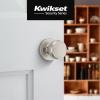 Kwikset Maven Entry Door Knob with Lock and Key, Secure Keyed Handle Exterior, Front Entrance and Bedroom, Satin Nickel, 10 Pack, Pick Resistant SmartKey Rekey Security and Microban(Satin Nickel)