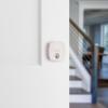 Kwikset Midtown Deadbolt Lock, Matte Black Modern Exterior Keyed Front Entry Door, Pick Resistant SmartKey Rekey Security, Single Cylinder Dead Bolt, with Microban Protection(Satin Nickel)