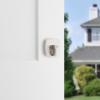 Kwikset Midtown Deadbolt Lock, Matte Black Modern Exterior Keyed Front Entry Door, Pick Resistant SmartKey Rekey Security, Single Cylinder Dead Bolt, with Microban Protection(Satin Nickel)