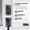 Kwikset SmartCode 270 Keyless Entry Electronic Touchpad Deadbolt Door Lock with Auto-Lock, Custom User Codes, Advanced Security in Matte Black Contemporary(Matte Black)