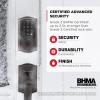 Kwikset SmartCode 270 Keyless Entry Electronic Touchpad Deadbolt Door Lock with Auto-Lock, Custom User Codes, Advanced Security in Matte Black Contemporary(Venetian Bronze)