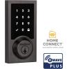 Kwikset SmartCode 916 Z-Wave Smart Lock, Keyless Entry Ring Compatible Door Lock, Touchscreen Electronic Deadbolt, SmartKey Re-Key Security, Smart Hub Required, Contemporary Satin Nickel(Venetian Bronze)