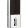 Kwikset SmartCode 916 Z-Wave Smart Lock, Keyless Entry Ring Compatible Door Lock, Touchscreen Electronic Deadbolt, SmartKey Re-Key Security, Smart Hub Required, Contemporary Satin Nickel(Polished Chrome)
