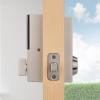 Kwikset SmartCode 916 Z-Wave Smart Lock, Keyless Entry Ring Compatible Door Lock, Touchscreen Electronic Deadbolt, SmartKey Re-Key Security, Smart Hub Required, Contemporary Satin Nickel(Satin Nickel)